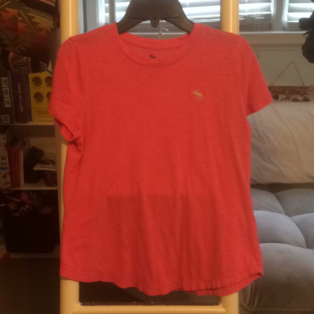 Size 13/14 Abercrombie Kids Pink Tee